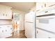 Kitchen with white cabinets and appliances at 2836 20Th Street Ne Ln, Hickory, NC 28601
