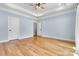 A bright bedroom with neutral paint, recessed lighting, and a ceiling fan at 3622 46Th Ne Ave, Hickory, NC 28601