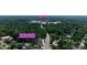 Aerial view displaying proximity to Cotswold Village for shopping, dining, and entertainment at 4015 Randolph Rd, Charlotte, NC 28211