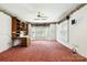 Large bedroom featuring a bay window, wall mounted TV and a built-in desk at 441 Wildlife Club Ln, Taylorsville, NC 28681