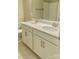 Bathroom with a double sink vanity with white cabinets at 10416 Audubon Ridge Dr # 4, Cornelius, NC 28031