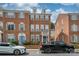 Attractive brick townhome featuring a charming entrance and classic architectural design at 11123 Waxberry Dr, Charlotte, NC 29277
