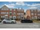 Beautiful brick townhomes showcasing appealing facades and well-kept surroundings at 11123 Waxberry Dr, Charlotte, NC 29277