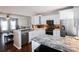 Modern kitchen with stainless steel appliances and stone countertops at 11123 Waxberry Dr, Charlotte, NC 29277