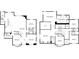 Detailed floor plan showcasing the layout of the home's two stories and room dimensions at 11313 Limehurst Pl, Charlotte, NC 28278