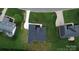 Aerial view of the roof and back yard at 115 Augusta Ln, Shelby, NC 28150