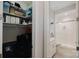 Bathroom includes toilet, vanity, walk-in shower, and access to a spacious walk-in closet at 15103 Cimarron Hills Ln, Charlotte, NC 28278