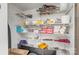 Organized storage room with wire shelving at 1602 Eagles Pl # J103, Rock Hill, SC 29732