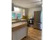 Kitchen featuring stainless steel appliances and an island with a butcher block top at 1721 9Th Ne Ave, Hickory, NC 28601