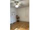 A spare room features hardwood floors, and a minimalist design, perfect for customization at 1721 9Th Ne Ave, Hickory, NC 28601