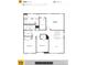 Upstairs floor plan featuring bedrooms, bathrooms, and a spacious loft area at 2021 Indian Trail Fairview Rd, Indian Trail, NC 28079