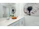 Modern bathroom with double sinks, elegant mirrors, and a sleek design at 3735 Coleman Dr, Charlotte, NC 28215