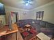 Relaxing living room features a corner sofa and a small table on rug at 424 Congress S St, York, SC 29745