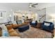 Spacious open-concept living area seamlessly flows into the kitchen, perfect for gatherings and entertaining at 8035 Pastime Ln, Clover, SC 29710