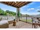 Serene balcony with comfortable seating and breathtaking views of the lake at 860 Jetton St # 59, Davidson, NC 28036