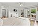 Bright and airy bedroom with an outdoor view from the balcony at 860 Jetton St # 59, Davidson, NC 28036