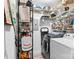 Well-organized laundry room with ample shelving, modern appliances, and efficient storage solutions at 860 Jetton St # 59, Davidson, NC 28036