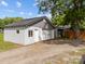 Detached one-car garage with a metal roof and concrete block walls, providing ample storage space at 1025 Old Us 80 Hwy, Gold Hill, NC 28071
