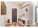 Functional mudroom with built-in bench, storage cubbies, and hooks for organization at 126 Longwood Rd # 52, Mooresville, NC 28115