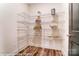 Walk-in pantry with wire shelving to maximize storage at 126 Longwood Rd # 52, Mooresville, NC 28115