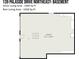 Basement floor plan with large garage space and stairwell access at 139 Palaside Ne Dr, Concord, NC 28025