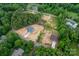 Aerial view of the new construction homes on spacious, treed lots at 1471 Marshbrooke Ln, Catawba, NC 28609