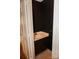 Lavatory with a standard sink, vanity, and dark walls at 153 Perrin Pl, Charlotte, NC 28207