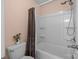 Small bathroom with a shower/tub and toilet at 1569 Shannon Falls Dr, Fort Mill, SC 29715