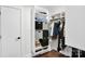 Spacious walk-in closet with built-in shelving, providing ample storage and organization at 316 Wade Hampton Dr, Matthews, NC 28104