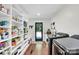 Bright laundry room featuring modern appliances, pantry and wood countertops at 316 Wade Hampton Dr, Matthews, NC 28104