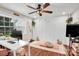 Bright office with space for working, exercising, and decorating at 316 Wade Hampton Dr, Matthews, NC 28104