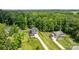Aerial view of the property showcasing its large lot and proximity to a greenbelt at 322 Ethan Ln, Rock Hill, SC 29732