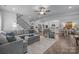Open concept living area with kitchen and dining access at 322 Ethan Ln, Rock Hill, SC 29732