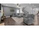 Comfortable living room with plush seating and a staircase view at 322 Ethan Ln, Rock Hill, SC 29732