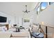 The bright living area offers a sleek design, comfortable seating, and stylish decor with natural light at 3304 Mar Vista Cir, Charlotte, NC 28209