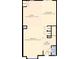 Floor plan of the home showing layout of kitchen, living room, and bathroom at 5008 Patton Dr, Gastonia, NC 28056