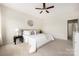 Comfortable main bedroom showcases neutral colors, soft lighting, and elegant furnishings at 5008 Patton Dr, Gastonia, NC 28056