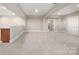Unfurnished basement area featuring soft carpeting, recessed lighting and potential for customization at 512 Appomatox Dr, Marvin, NC 28173