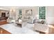 Cozy living room with hardwood floors, neutral paint, and comfortable seating at 512 Appomatox Dr, Marvin, NC 28173