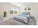 Tastefully decorated bedroom with large windows, offering a serene and inviting space at 7012 Bryce Ave, Charlotte, NC 28217