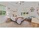 Bright bedroom featuring a neutral color palette, large windows, and stylish decor at 8283 Long Island Rd, Catawba, NC 28609