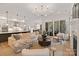 Bright living room featuring modern furniture, an open floor plan, and natural light at 8283 Long Island Rd, Catawba, NC 28609
