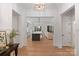View of open living spaces with light hardwood floors and modern decor at 8283 Long Island Rd, Catawba, NC 28609