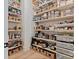 Walk-in pantry with organized shelving, baskets, and ample storage space at 8283 Long Island Rd, Catawba, NC 28609