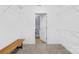 Large walk-in closet with custom shelving, carpeted floors and an attached bathroom at 833 Lemond Ln, Denver, NC 28037