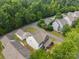 Aerial of homes with traditional architecture and detached garages at 10349 Alvarado Way, Charlotte, NC 28277