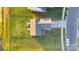 Birds-eye view of this property with a well manicured lawn, and two car driveway at 112 Aspire Cir, Wingate, NC 28174