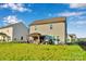 Expansive backyard with gazebo and grill perfect for entertaining and enjoying outdoor living at 112 Aspire Cir, Wingate, NC 28174