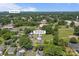 Picturesque aerial view of 113 Ervin St showcasing the surrounding landscape and proximity to downtown Belmont at 113 Ervin St, Belmont, NC 28012