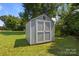 This is a view of the storage shed included with this property at 113 Ervin St, Belmont, NC 28012